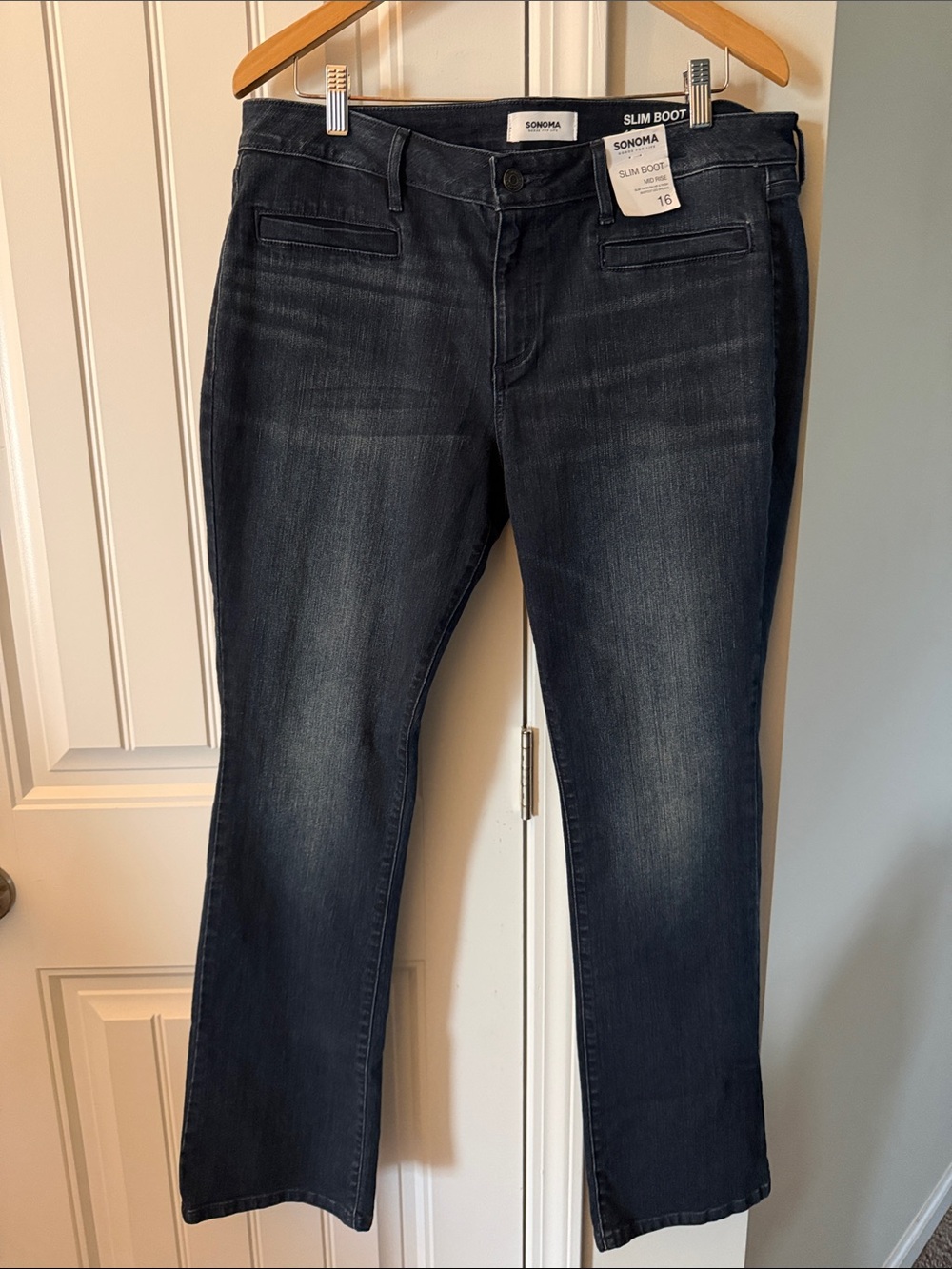 Kohls Sonoma Slim Boot Cut Jeans Size 16